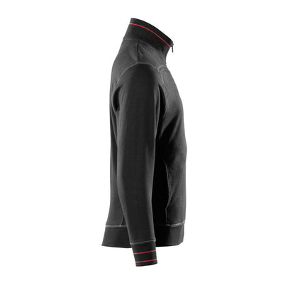 Felpa MASCOT® Chania con zip, nera