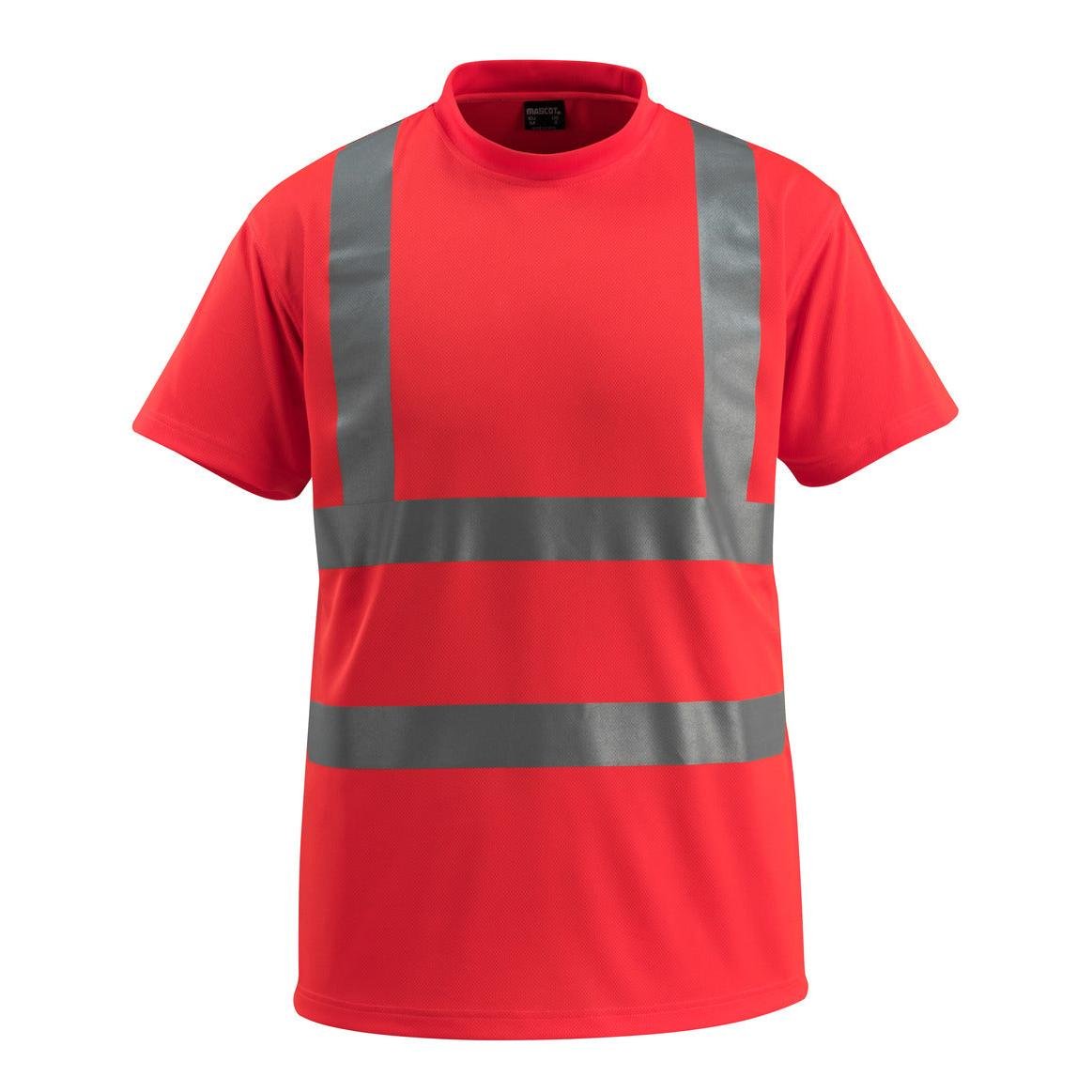 T-shirt MASCOT® Townsville, rossa ad alta visibilità