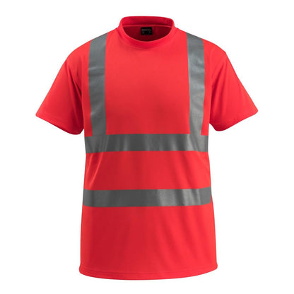 T-shirt MASCOT® Townsville, rossa ad alta visibilità