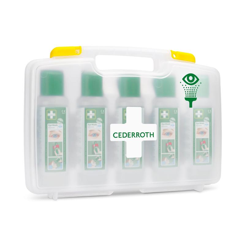 Il risciacquo oculare Cederroth (5x500ml) nella custodia portatile di Orkla Wound Care AB (REF 7255 sostituire) è una soluzione pratica e mobile per il risciacquo oculare in ogni ambiente di lavoro. La confezione contiene 1 pezzo.