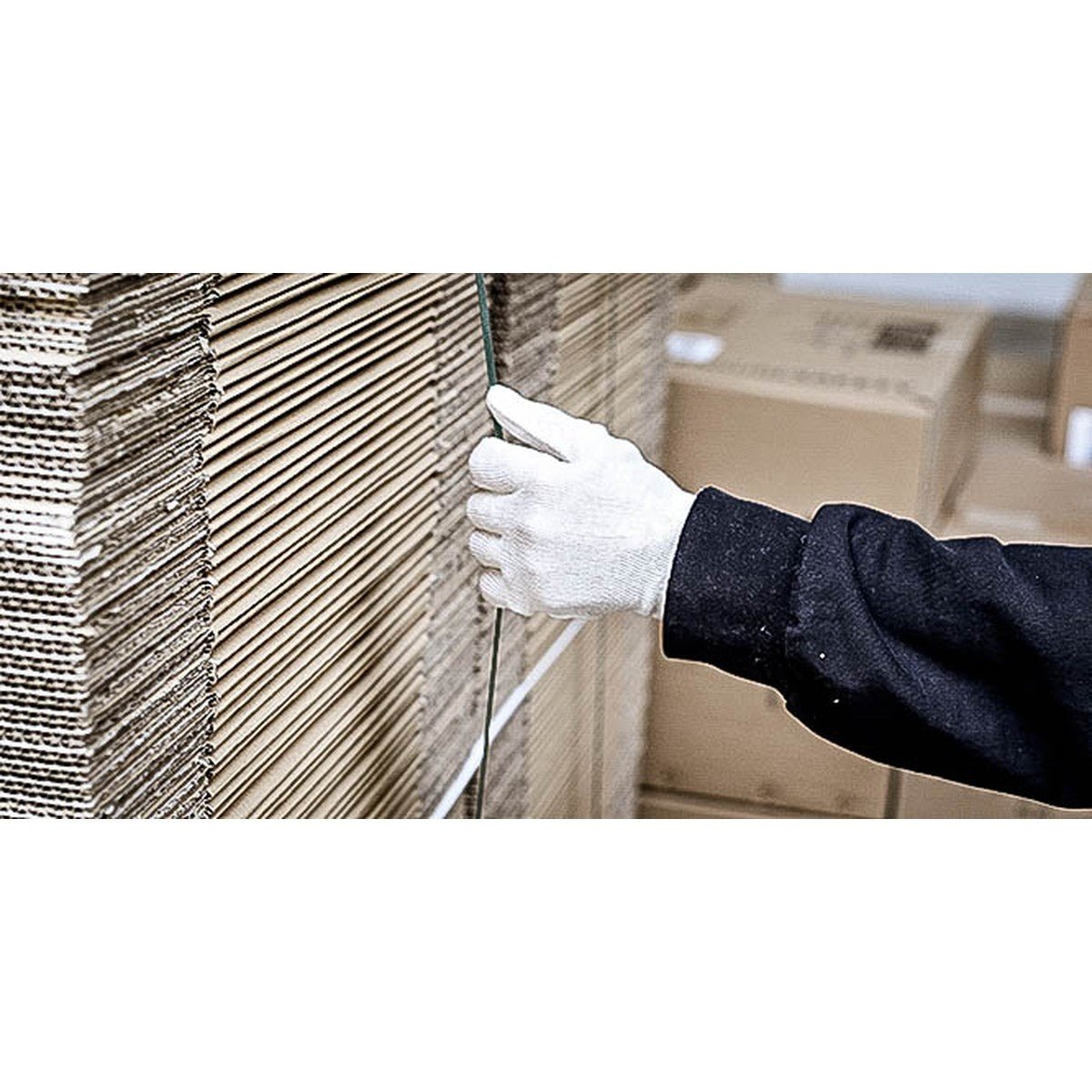 Guanti in jersey di cotone NITRAS, jersey di cotone naturale | Confezione (12 paia)