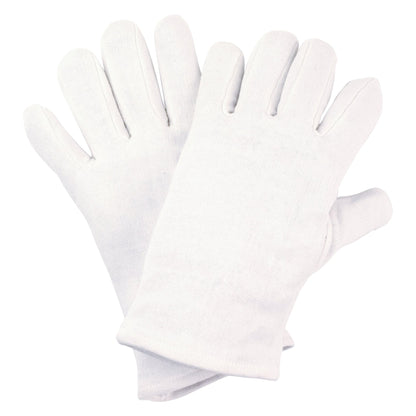 Guanti in jersey di cotone NITRAS, bianco, jersey di cotone OEKO-TEX | Confezione (12 paia)