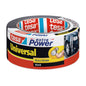 tesa extra Power Universal >60% Recyceltes Plastik Allzweck-Klebeband, 25 m x 50 mm schwarz
