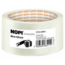 tesa NOPI STANDARD, 66 m x 50 mm, trasparente