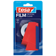 tesa HOUSEHOLD DISPENSER: dispenser per uso domestico con tesafilm CRYSTAL CLEAR, trasparente