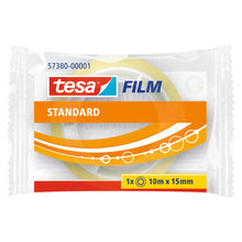 Tesafilm Standard, trasparente, in confezione Flowpack, 10 m x 15 mm