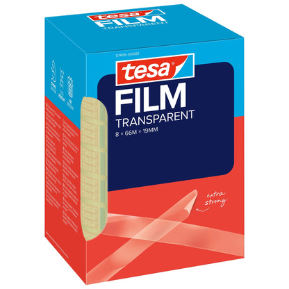 tesafilm TRANSPARENT 66 m x 19 mm