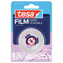 tesafilm HAND-TEARABLE, 25 m x 19 mm, trasparente