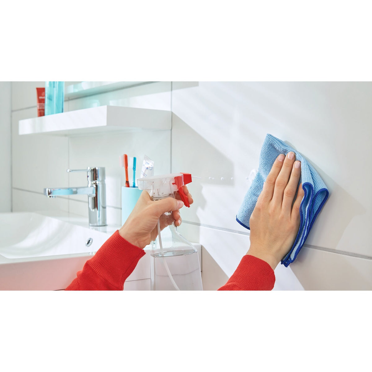 tesa Powerstrips Haken Small Classic – Anwendung