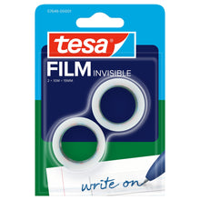 tesafilm INVISIBLE, bianco opaco, in confezione blister, 10 m x 19 mm