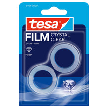 tesafilm CRYSTAL CLEAR, trasparente, cristallino, in confezione blister, 10 m x 19 mm