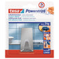tesa Powerstrips Haken L Metall Eckig, weiß