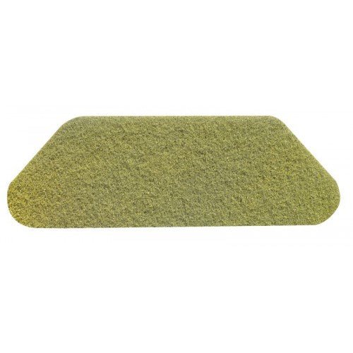 Il Twister S-Pad Giallo (45x15 cm) di Diversey Deutschland GmbH & Co. OHG è un pad rettangolare per il restauro con angoli arrotondati per la pulizia di pavimenti in pietra, raffigurato su sfondo bianco. Venduto in una scatola (2 confezioni).