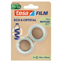 tesafilm Eco & Crystal, trasparente, in confezione blister, 10 m x 19 mm
