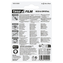 tesafilm Eco & Crystal, trasparente, in confezione blister, 10 m x 19 mm