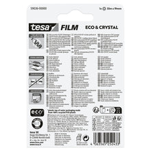 tesafilm Eco & Crystal, trasparente, in confezione blister, 33 m x 19 mm
