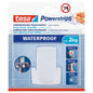 tesa Powerstrips Waterproof Rasiererhalter Wave, weiß