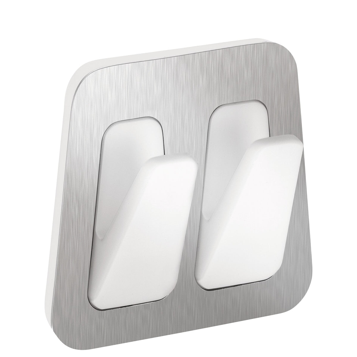 tesa Powerstrips Doppelhaken Waterproof Metall-Kunststoff, weiß