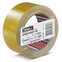 tesa 60960 kratzfestes PET Bodenmarkierungsband, 20 m x 50 mm gelb