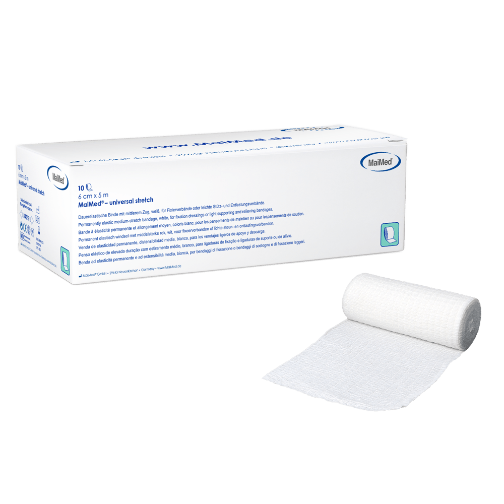 MaiMed-universal stretch, senza violoncello Bendaggio elastico permanente, 10 pezzi/scatola