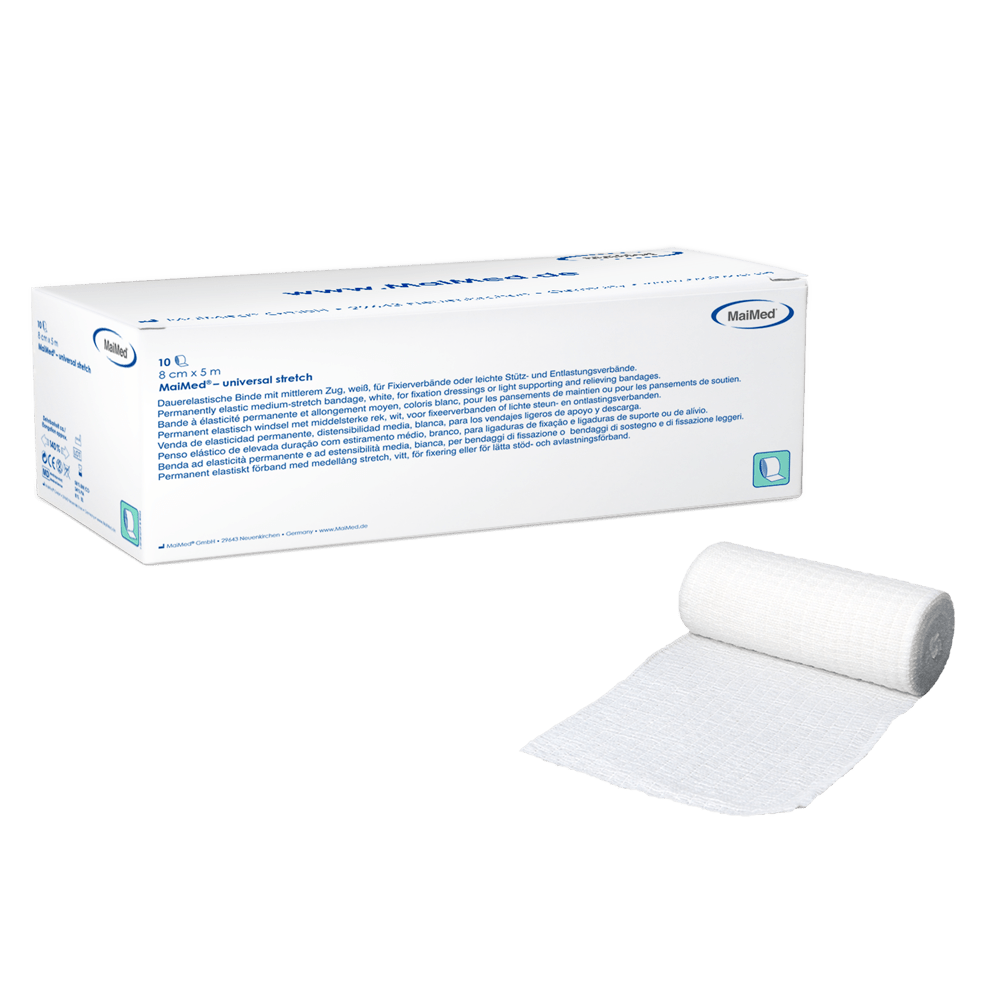 MaiMed-universal stretch, senza violoncello Bendaggio elastico permanente, 10 pezzi/scatola