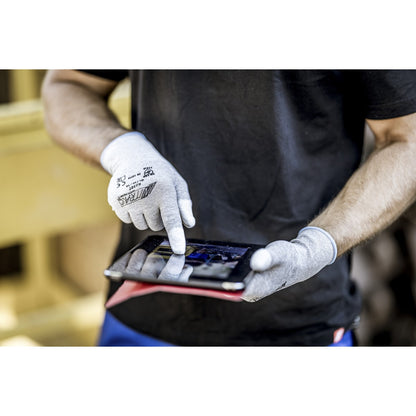 Guanti antistatici NITRAS, grigio/bianco