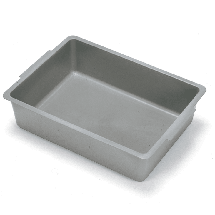 Vassoio portaoggetti Numatic profondo 120 mm senza scomparti, grigio | Confezione (1 pezzo)