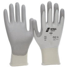 Guanti antitaglio NITRAS, bianchi/grigi