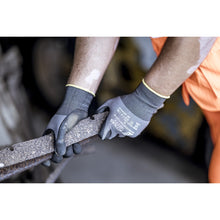 NITRAS ESD 3D CUT D, guanti di protezione dal taglio, grigio/nero