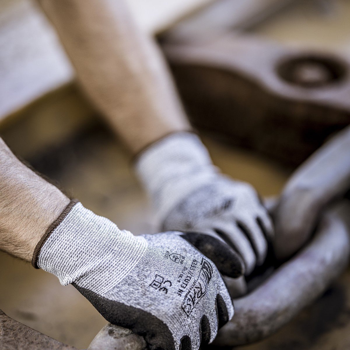 NITRAS CUT C NF, guanti di protezione dal taglio, grigio/nero