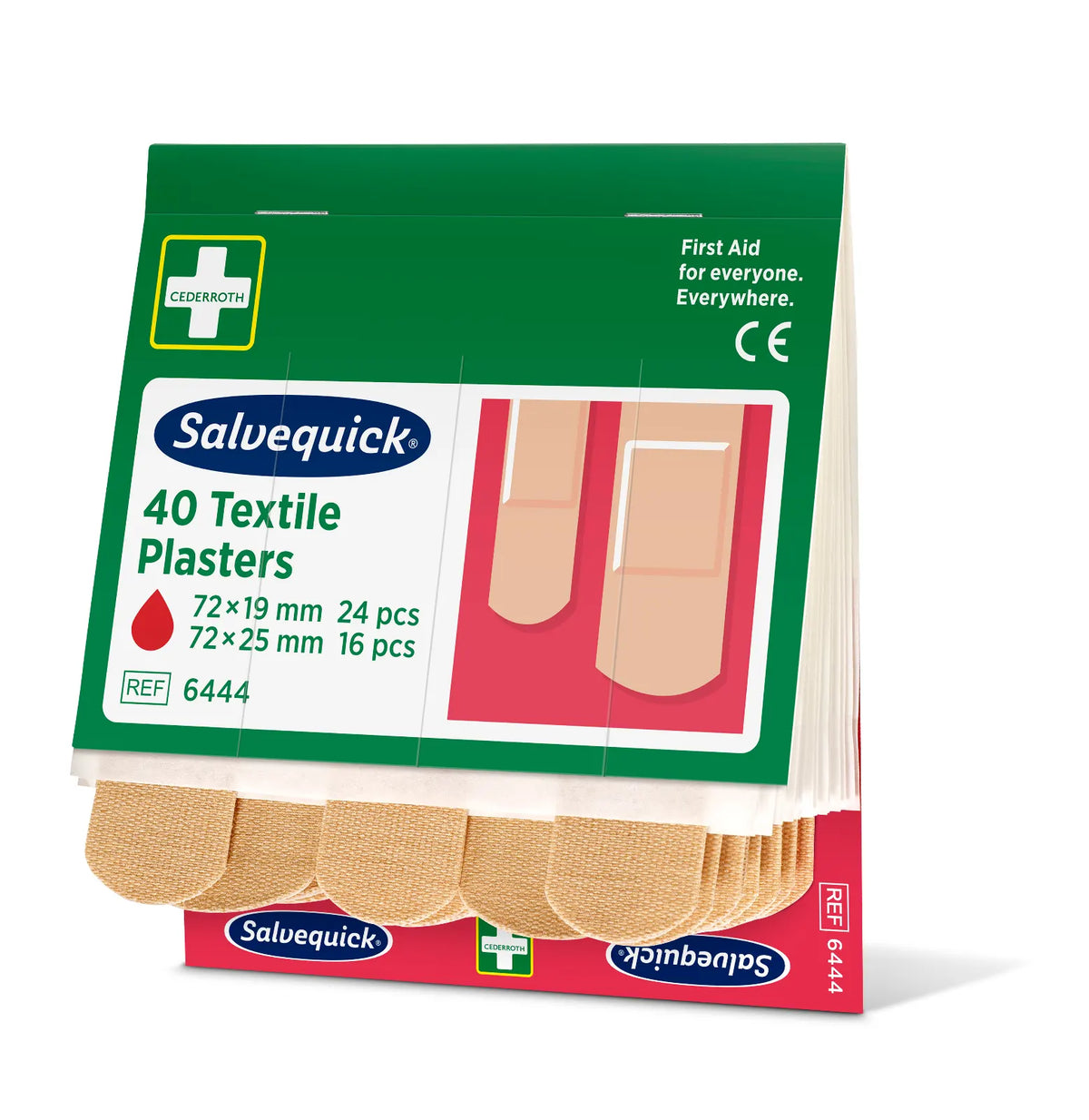 Articoli in esaurimento: Set di ricarica di cerotti Holthaus Medical Salvequick® REF 6444, confezione protettiva, 2 misure | Confezione (40 pezzi)