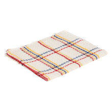 Sito Waffel Spültuch ca. 260g/m², weiß mit bunten Streifen, 330 x 320 mm