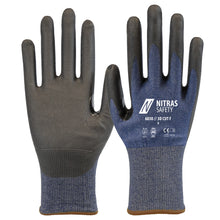 NITRAS 3D CUT F, guanti antitaglio, blu navy / nero