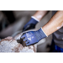 NITRAS 3D CUT F, guanti antitaglio, blu navy / nero