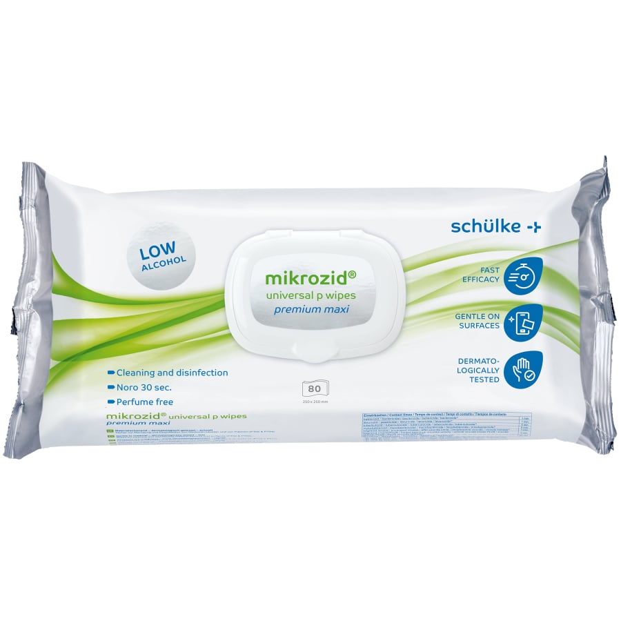 Salviette disinfettanti Schülke mikrozid® universal p wipes premium - Premium | Confezione (100 salviette)