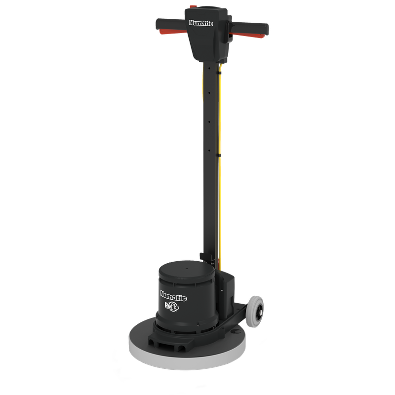 Macchina monospazzola Numatic HFM1515R / ESM-SET con piastra di azionamento Padloc | Confezione (1 pezzo)