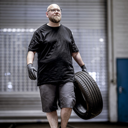 NITRAS MOTION TEX LIGHT, pantaloni da lavoro, corti, grigio/nero