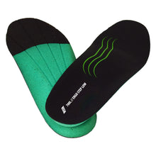 NITRAS ERGO STEP LOW, plantare semiortopedico, nero/verde