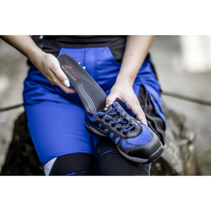 NITRAS ERGO STEP MEDIUM, plantare semiortopedico, nero/blu