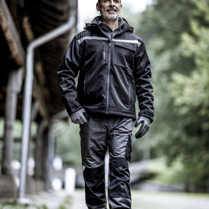 NITRAS MOTION TEX PLUS, giacca softshell, nera