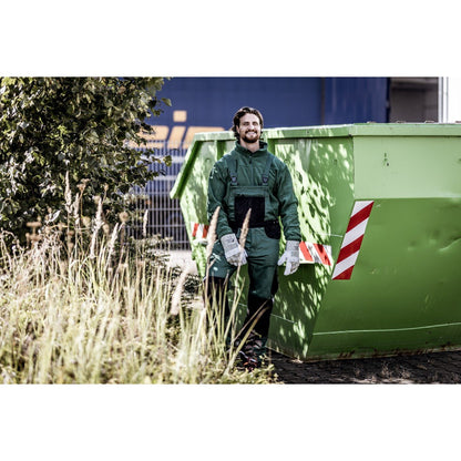 NITRAS MOTION TEX PLUS, salopette, verde/nero