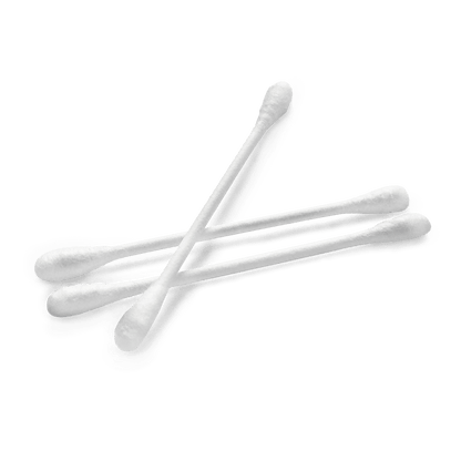 MaiMed -Tip Classic ECO (testa piccola) tamponi di cotone non sterili, bastoncino di cartone, 200 pezzi/sacchetto | Confezione (200 pezzi)