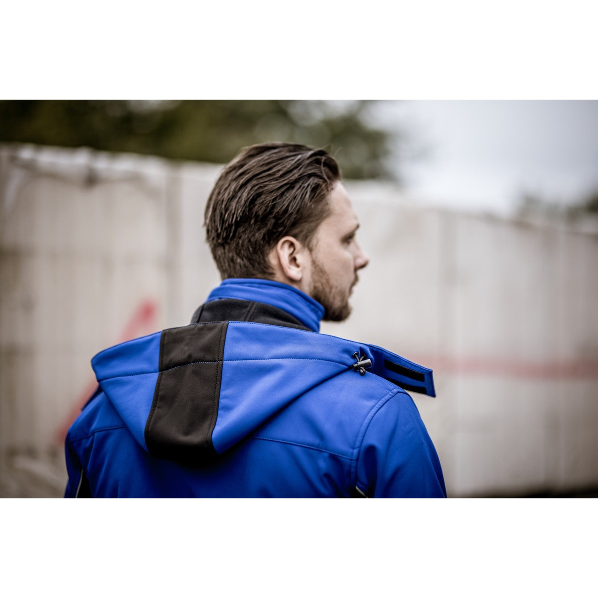 cappuccio staccabile NITRAS, blu royal/nero, poliestere OEKO-TEX: 94%; Elastan: 6% | Confezione (1 pezzo)