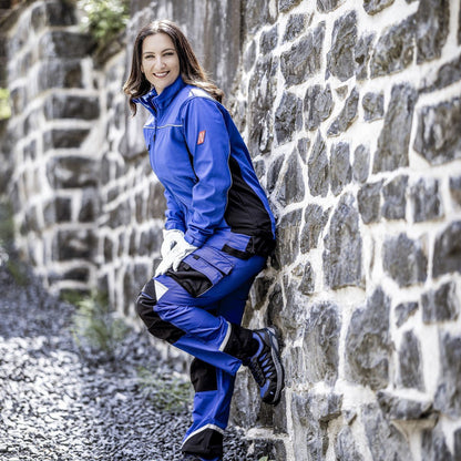 NITRAS MOTION TEX LIGHT, giacca softshell, blu royal / nero