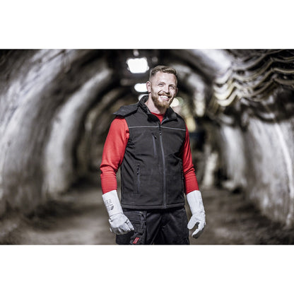 NITRAS MOTION TEX LIGHT, gilet softshell, nero