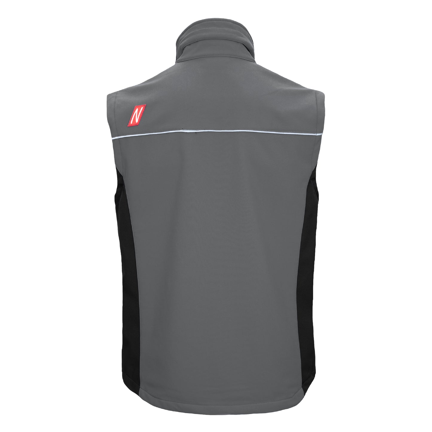 NITRAS MOTION TEX LIGHT, gilet softshell, grigio/nero