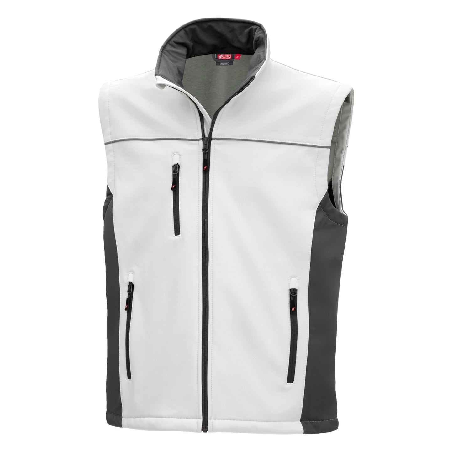 NITRAS MOTION TEX LIGHT, gilet softshell, bianco/grigio
