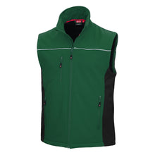 NITRAS MOTION TEX LIGHT, gilet softshell, verde/nero