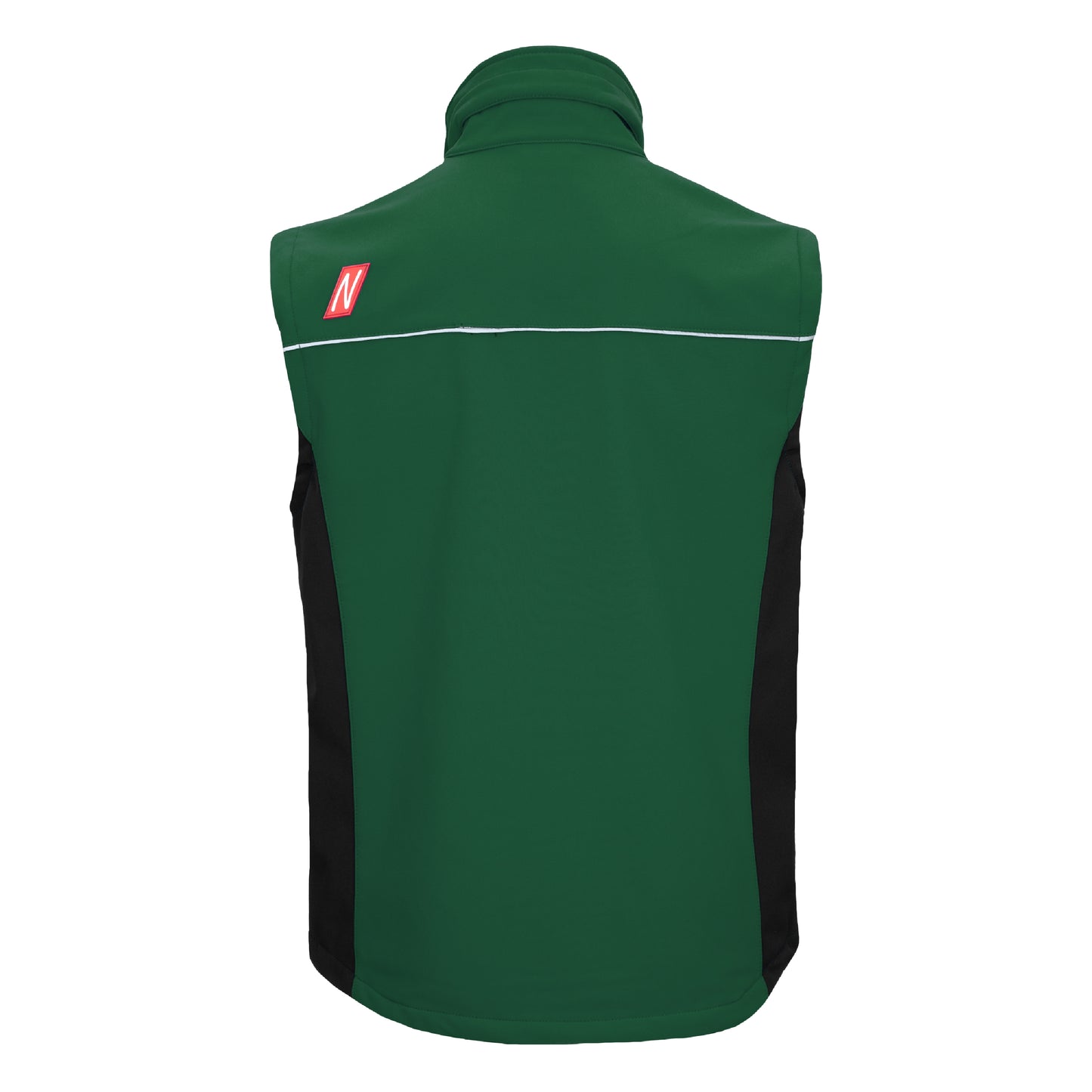 NITRAS MOTION TEX LIGHT, gilet softshell, verde/nero