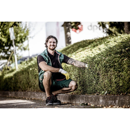 NITRAS MOTION TEX LIGHT, gilet softshell, verde/nero